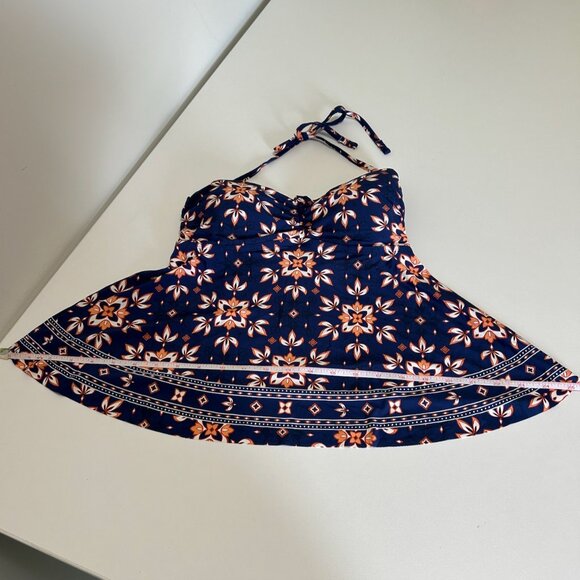 NWT la Vie en Rose MAYA BAY Bandeau Tankini Top Size Small - Picture 7 of 13